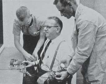 Victim being strapped in